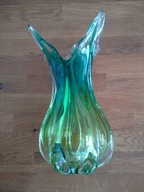 Wspaniały stary wazon, styl Murano lata 60te, Józef Hospodek (A164)