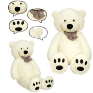 DUŻY MIŚ PLUSZOWY 160 CM TEDBI PLUSZOWY MASKOTKA KREMOWY MISIEK PLUSZAK