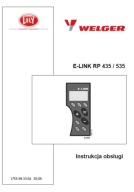Welger E-Link RP 435, 535 - instrukcja obsługi sterownika (2006)