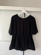 JACQUELINE DE YOUNG_CZARNA BLUZKA ROZ. 42 STAN BDB ROZCIĘCIE NA PLECACH