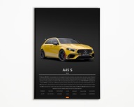 PLAKAT MERCEDES A45 S IDEALNY NA PREZENT OBRAZ NA ŚCIANE A3