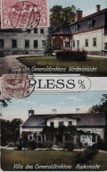 Pszczyna. Pless. Villa des Generaldirektors. Plebiscyt 1922 r.