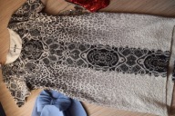 * YNOW * SUKIENKA ELEGANCKA ZE ZŁOTEM _42