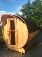 Odkryj Luksus Wellness w Twoim Ogrodzie z Sauna Beczka - sauna ogrodowa