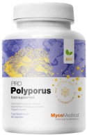BIO POLYPORUS PRO 30% Mycomedica 90 kaps grzyby beta-glukany EKSTRAKT 500mg
