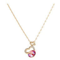 55589 Celebrytka 18K pozłacana 39+5 CM VOLCANO CRYSTAL Swarovski