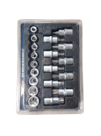 NITEO zestaw nasadek TORX 1/2" + klucze wpustowe 19 szt E10–E24,T20–T70,CrV