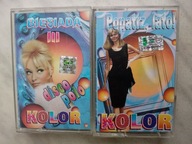 KOLOR -Biesiada III , GREEN STAR , 2 KASETY Z FOTKI , JAK NOWE