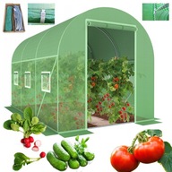 TUNEL FOLIOWY OGRODOWY DUŻY 3x2 SZKLARNIA NA WARZYWA NAMIOT 6m2 NA POMIDORY