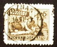 Polska > Datownik "Poznań" z dnia 14.10.1950 r. - na znaczku Fi 513