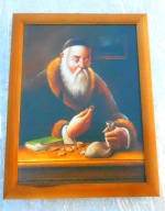 Obraz w ramie Żyd lichwiarz