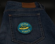 Naszywka Haftowana SLOW VIBES Chill – 7,5 cm