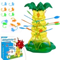 GRA SPADAJĄCE MAŁPKI PLANSZOWA ZRĘCZNOŚCIOWA DLA DZIECI ZABAWKA PREZENT