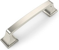 Uchwyt meblowy do szafek szuflad cynkowane w kolorze srebrnym zestaw 24 szt