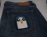 Naszywka Haftowana GIENIO Pora na Przygodę – 9,5 x 7 cm