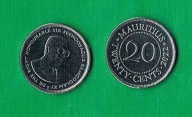 Mauritius 20 cents - 2022r