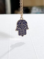 Naszyjnik regulowany Hamsa Oko Proroka
