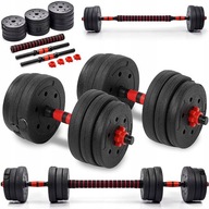 ZESTAW REGULOWANYCH HANTLI SZTANGA GRYFY HANTLE BITUMICZNE 20 kg