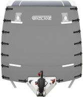 MATA OSŁONA NA PRZÓD PRZYCZEPY KEMPINGOWEJ OCHRONNA WODOSZCZELNA MOCNA