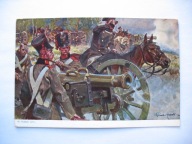 WOJCIECH KOSSAK CZASY NAPOLEOŃSKIE WOJSKO POLSKIE ARMATA przedw. POCZTÓWKA