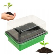 MINISZKLARNIA DO KIEŁKOWANIA 12 KOMÓREK ROZSADA SZKLARNIA DOM