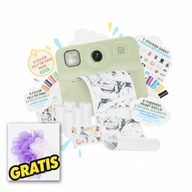 Aparat natychmiastowy z drukarką + akcesoria do dekoracji zdjęć + GRATIS