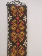 KILIM MAKATKA CZYSTA WEŁNA DO POWIESZENIA SKANDYNAWSKI HAFT