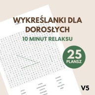 Wykreślanka PDF toksyczne relacje & zdrowe granice – 54 strony relaksu