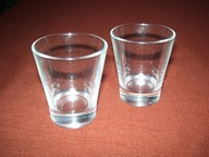 KIELISZKI - ITALY- GRUBE SZKŁO- 2 szt.