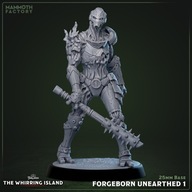 Unearthed Forgeborn zestaw 1-5 - WI - figurka RPG DnD D&D - druk 3D 14K