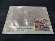 Renault 1993 Książka Gwarancyjna Serwisowa CZYSTA