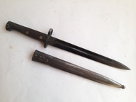 Stary bagnet wojskowy Mauser wz. 24 z pochwą - zgodne numery