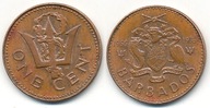 Barbados 1 Cent - 1976r ... Monety