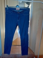 spodnie dżins proste 44 strecz janina