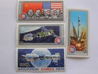 ZSRR - Sojuz-Apollo - Kosmos - Mi. 4371-74 ** ( para + 2 znaczki )