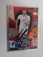 Karta panini autograf Polska Liga Narodów Jakub Moder