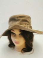 KAPELUSZ SKÓRZANY RANCZERSKI HECHO EM MEXICO ORYGINALNY