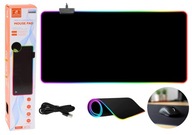 Podkładka Pod Mysz i Klawiaturę LED 30x80cm Gaming RGB Duża