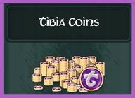 25 Tibia Coins - wszystkie serwery Tibia - 15 minut