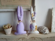ZABAWNY KRÓLIK ZAJĄC DUŻY Z MATERIAŁU DEKORACJA