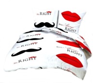 pościel bawełna lux 160x200 + 2x70x80 zamek B 253 wąsik