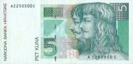 Chorwacja - 5 Kuna - 1993 - P28