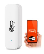 Czujnik Temperatury Sensor Termometr Wilgotność Powietrza WiFi TUYA Smart