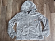 Bluza puchata ciepła na zamek 134/140
