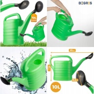 KONEWKA BEGRIS ZIELONA TWORZYWO SZTUCZNE PODLEWANIE ROŚLIN 10L