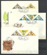 *FDC ROCZNIK 1959 Fi 948-55 kas. 3 szt. GRZYBY POLSKIE / komplet