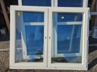 NOWE OKNA Drewniane Sosnowe Dwuskrzydłowe 178x145cm 5 sztuk okno białe