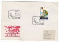 Hiszpania 1988 Koperta Znaczek Datownik sport Olimpiada kukiełki marionetki