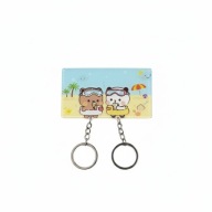 Keyholder Brelok Bubu Dom Prezent dla Par Niej Niego Walentynki Rocznica M