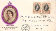 NYASALAND -LONDYN -koperta ozdobna -obieg 1953 rok